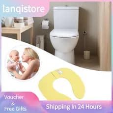 Lanqistore Design bonito dos desenhos animados do bebê viagem portátil dobrável tapete de toalete anti deslizamento
