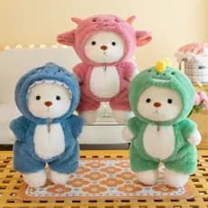 Novo boneco de urso famoso na internet com articulações móveis e múltiplas formas transformáveis.
