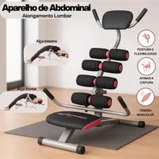 Aparelho Abdominal Multifuncional para Treino em Casa
