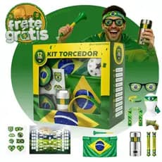Kit Torcedor 12 Itens Completo Para Copa Do Mundo 2026