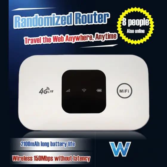 【Internet Estável】SL-Roteador Mini 4G/WiFi/Sem Fio/Internet Portátil/Roteador Compacto