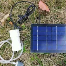 [Energia Solar] [Oxigênio Contínuo] Solar Aquário Bomba de Oxigênio Solar/Peixe/Filtro