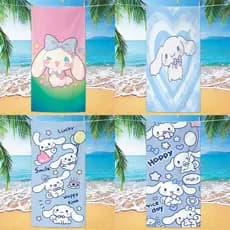Yugui cão dos desenhos animados toalha de banho microfibra toalha de praia crianças banho absorvente toalha praia grande