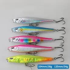 Submerso Minnow lápis isca simulação mar pesca isca Artificial isca dura mar profundo caído robalo longo elenco