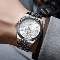 Novo produto relógio masculino de venda quente relógio masculino anel Dental calendário relógio de pulso masculino relóg