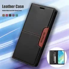 Capa Carteira De Couro Flip Para Samsung S25 S26 Ultra S21 S22 S23 S24 Ultra Plus FE De Telefone