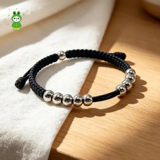 Pulseira De Pontuação De Dez Contas De Aço Inoxidável De Golfe Contagem De Curso