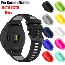 10 Peças Capa De Plugue À Prova De Poeira Para Garmin Forerunner 265 255 S 965 955 55 245 645 Fenix 6 6X 6S 7 7x 7s 5 5x