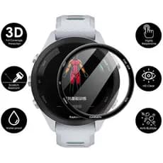 Protetor De Tela Curvado 3D Para Garmin Forerunner 265 265S SmartWatch Película Protetora Antiarranhões (1 Unidade)