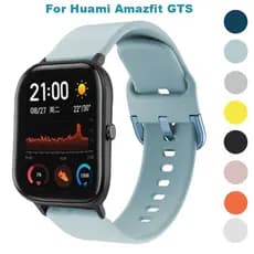 Pulseira De Relógio De Silicone De 20mm Para Huami Amazfit GTS 2 2e mini/GTR 42mm Bip U S pop Pulseiras