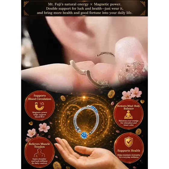 【Saúde Magnética】[Saúde e Bem-Estar] [Terapia Magnética] Brincos Magnéticos/Terapia/Feminino