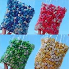 100Pcs Estrela Feita A Mão Acabada Pronta Para O Aniversário/Ano Novo/Presentes De