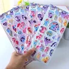 1 Peça Adesivo De Desenhos My Little Pony Para Meninas/Diários/Scrapbooks