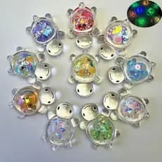 5 Pçs Brilho No Escuro Tartaruga Brinquedos Mini Claro Acender Animais Para Crianças 3-8 Anos Noite Diversão Festa Favor