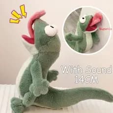20CM Lagarto Funil Boneca De Pelúcia Tom Brinquedo Macio Bonito Presente Para Crianças