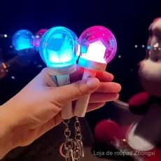 2025 Kpop BOYNEXTDOOR Mini Light Stick, Chaveiros Criativos, Luzes Laser, Pingente de Bolsa, Acessórios para Chaves, Col