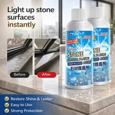 【Brilho Instantâneo】[Alta Qualidade] JS Universal Stone Crystal Coating/Pedra/Proteção/Agente de Cristalização