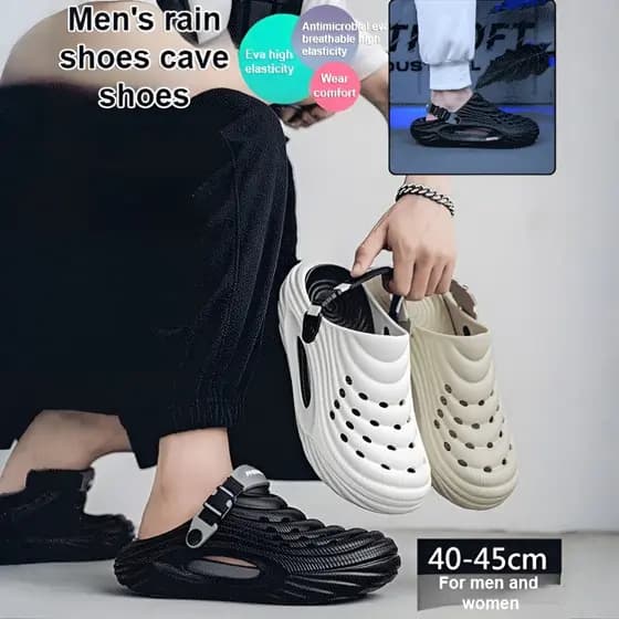 【Suporte ao Arco】[Leve e Prático] Support the arch of the foot Sapatos Masculinos/Dia a Dia/Casual/Chinelos de Praia