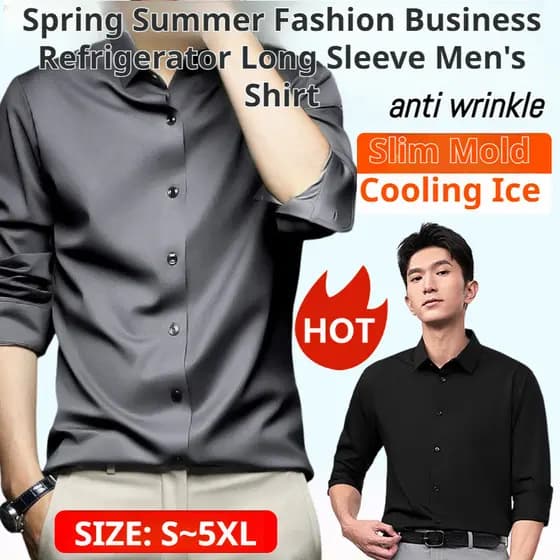 [Estilo Casual] [Leve e Suave] Camisa Masculina/Para Lazer/Trabalho/Confortável