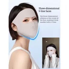 [Conforto e Frescor] [Máscara Refrescante] Máscara Facial/Protetor Solar/Respirável/Leve