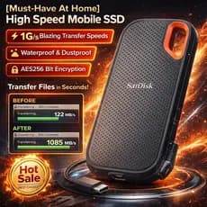[Super Compacto] 📱 Portable External SSD Type-C/SSD Externo/Disco Rígido Portátil/Transferência Rápida