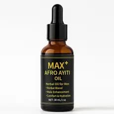 Óleo Max+ Afro Ayiti, Óleo de Massagem Herbal Natural para Aprimoramento Masculino (1)