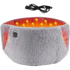 Cinta Térmica Elétrica para a Cintura, Aquecedor de Mãos e Cintura 2 em 1, Almofada Térmica Elétrica Portátil com 3 Níve
