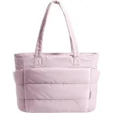 Bolsa Tote BAGSMART para Mulheres, Bolsa Tote Leve e Acolchoada com Compartimentos, Bolsa de Ombro para Viagens, Trabalh