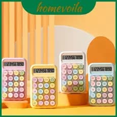 Calculadora Científica Super Elegante Para Uso Em Escritório Ou Estudantes Disponível Cores Lilás E Limão Atraentes