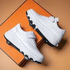 Calçados esportivos juvenis Patins de salto duplo Patins com rodas para pais e filhos Patins removíveis para crianças/ad