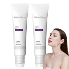 MagicCollagenFullereneNeck-Neckcare com Peptídeos de Colágeno, Firmador e Lifting para Pescoço com Pele Flácida, Reduz R