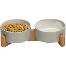 Conjunto De Tigelas De Cerâmica Para Gatos E Cães-Modernas Alimentos Água Animais De Estimação De Todos Os Tamanhos Com