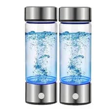 Gerador De Garrafa De Água De Hidrogênio 2 Pacotes , Garrafas Hidrogenada De Vidro , Copo De Saúde , Com Tecnologia SPE/