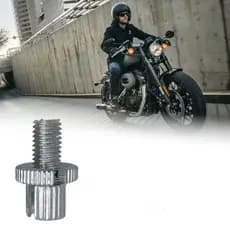 Pacote De Tempo De 2 Ajustadores De Linha De Freio De Motocicleta Tamanho 8Mm Construção De Ferro Fácil Instalação Para