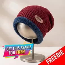 Liquidação : Chapéu Masculino De Malha Macia De Inverno – Gorro Quente , Aconchegante E Moderno