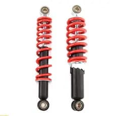 sunshineyy 250mm Amortecedores Ar Universais Para Motocicleta ATV Go Kart Quad Dirt Sport Bikes