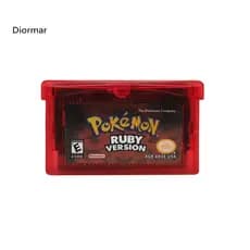< showpoweram > Cartucho De Cartão De Jogo Safira/Esmeralda/Vermelho Fogos/Verde Folha/Rubi