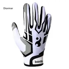 < showpoweram > BOODUN Luvas De Futebol Americano Unissex De Rugby Com Dedos Inteiros Respiráveis E Antiderrapantes