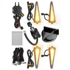 Kit De Sinal De Mudança De Beijo Para UTV ATV Com Interruptores Oscilantes E Buzina De 110dB Fácil Instalação