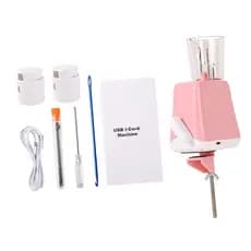 kiss Máquina Automática De Trança De Cabo Elétrico Para Pulseiras , Chaveiro , Cordão , Fabricação De Jóias , Sutiã ABS