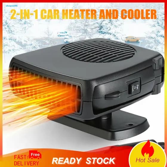 Easy-to-use Car Heater Defroster 12v 24v Fan 200w Dual Function Defogger Cooler Dryer Fast Heating Auto Windshield Frost