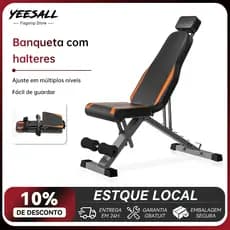 Banco De Musculação Dobravel Banco Supino Fitness Academia Treino Em Casa Multifuncional