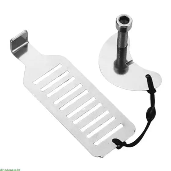 Dispositivo de suporte com amortecimento de aço, prático para instalação de barreiras de segurança.