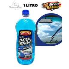 Limpa Para-Brisa Limpa Desengordura Renova Vidro Carro Liquido 1 Litro Remove Sujeira Vidro Carro