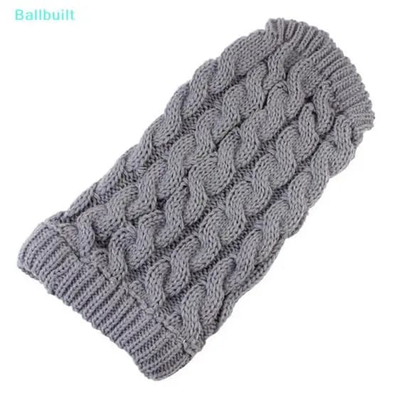 [BLU] Casaco Suéter De Gola Alta Para Cachorro De Estimação , Aquecedor De Inverno , Pulôver Espessante , Roupas Da Moda
