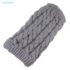 [BLU] Casaco Suéter De Gola Alta Para Cachorro De Estimação , Aquecedor De Inverno , Pulôver Espessante , Roupas Da Moda