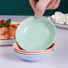 [Estoque pronto] Prato pequeno de sal grosso, prato de casa limpa, recipiente de sal marinho, purificação, cozinha, banh