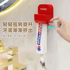 [Estoque pronto] Preguiçoso espremer pasta de dente mágica Manual doméstico limpador Facial ventosa espremer espremedor