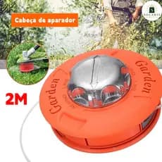 Carretel de Nylon Automático 130mm Easy Load com 2 Metros de Fio Rosca M10 x 1,25mm para Roçadeiras Diversas