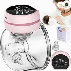 Bomba Extratora de Leite Materno Elétrica Portátil Recarregável 3 Modos 9 Intensidades USB BPA Free